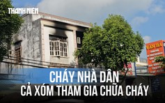 Cháy nhà tại TP.HCM, cả xóm hỗ trợ dập lửa