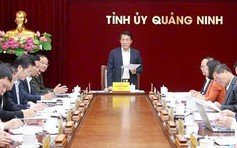 Công bố quyết định kiểm tra, giám sát đối với Ban Thường vụ Tỉnh ủy Quảng Ninh