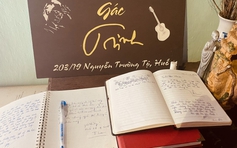 Xúc động những dòng lưu bút nhớ nhạc sĩ Trịnh Công Sơn nơi Gác Trịnh