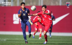 U.23 Thái Lan thua đậm U.23 Triều Tiên, chính thức hết cơ hội vô địch giải giao hữu Trung Quốc