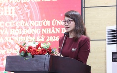 Giám đốc Đại học Quốc gia TP.HCM ứng cử đại biểu Quốc hội tiếp xúc cử tri