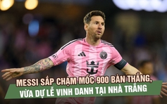 Messi sắp chạm mốc 900 bàn thắng, vừa dự lễ vinh danh tại Nhà Trắng