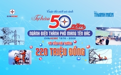 THỂ LỆ CUỘC THI VIẾT VÀ ẢNH
“Tự hào 50 năm ngành điện thành phố mang tên Bác” với tổng giải thưởng 220 triệu đồng