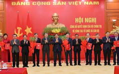 Bộ Chính trị quyết định công tác tổ chức và cán bộ đối với 5 cơ quan