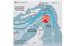 Tàu qua eo biển Hormuz vẫn 'nhỏ giọt'