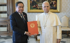 Chủ tịch Quốc hội thăm chính thức Ý, hội kiến Giáo hoàng