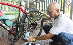 VĐV 76 tuổi đạp xe 'Chung tay kiến tạo hòa bình' tri ân người ông liệt sĩ