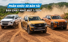 Toyota Hilux hạ nhiệt, Ford Ranger giữ 'ngôi vương' doanh số xe bán tải quý 1/2026