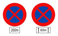 Phân biệt biển báo có ký hiệu chữ số, mũi tên phía dưới thế nào?