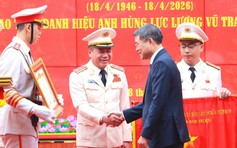 Giám đốc Công an Hà Nội được phong tặng danh hiệu Anh hùng