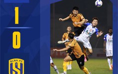 Bị thẻ đỏ, SLNA vẫn ‘bắt’ chủ nhà Thanh Hóa phải đau đớn chia điểm