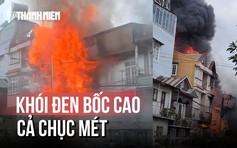 Cháy lớn tại khu dân cư Ba Toa Đà Lạt: Khói đen bao trùm, người dân hốt hoảng