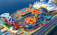 Siêu du thuyền lớn nhất thế giới - gấp 5 lần Titanic chuẩn bị ra khơi