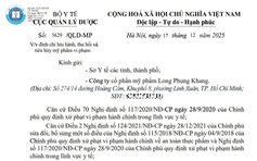 TP.HCM: Sản xuất mỹ phẩm chứa chất cấm, một công ty bị phạt nặng