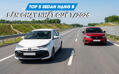 Sedan hạng B dưới 600 triệu: Người Việt ưa chuộng xe nào nhất?