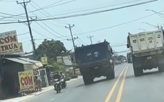 Xử phạt tài xế lái xe tải đi ngược chiều trên tỉnh lộ ở Tây Ninh