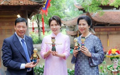 Phu nhân Tổng Bí thư, Chủ tịch nước Tô Lâm và Phu nhân Tổng thống Hàn Quốc tham quan bảo tàng, xem múa rối nước