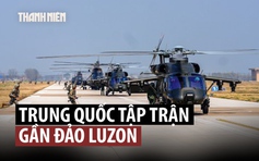 Hạm đội Trung Quốc tập trận gần Philippines