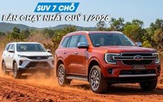 Xe SUV 7 chỗ: Người Việt ưa chuộng xe nào nhất quý 1/2026?