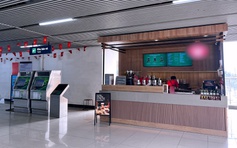 Thí điểm bán cà phê ở nhà ga metro Hà Nội