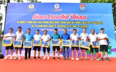 TMP sôi nổi giao lưu thể thao chào mừng các ngày lễ lớn tháng 4