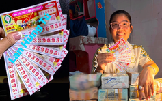 Nhóm công nhân trúng số độc đắc 14 tỉ xổ số miền Nam, nhận tiền trong đêm