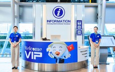 Hành khách trải nghiệm lối đi ưu tiên tại Nhà ga quốc tế Đà Nẵng