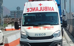 Xử phạt xe cứu thương không đủ điều kiện khi chạy trên cao tốc Vĩnh Hảo - Phan Thiết