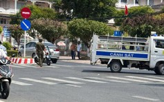 Triệu tập 2 người chặn xe, đập kính chắn gió giữa đường ở Vĩnh Long