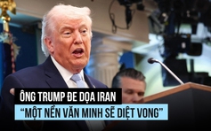 Ông Trump đe dọa Iran ‘một nền văn minh sẽ diệt vong’, Mỹ đánh đảo Kharg