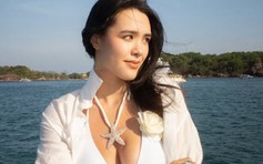 Con gái 'bom sex' Chung Lệ Đề khoe sắc gợi cảm ở Phú Quốc