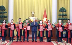 Tổng Bí thư, Chủ tịch nước Tô Lâm trao quyết định bổ nhiệm thẩm phán TAND tối cao