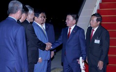 Thường trực Ban Bí thư Trần Cẩm Tú bắt đầu thăm chính thức Campuchia