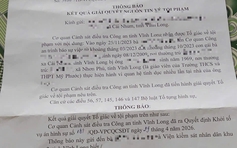 Khởi tố vụ án giao cấu có liên quan thầy giáo dạy toán ở Vĩnh Long