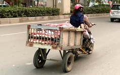Thịt lợn 'hít bụi, phơi nắng' ồ ạt vào nội thành