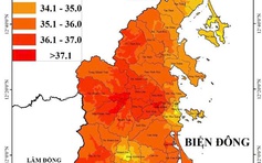 Nắng nóng tại Khánh Hòa, có nơi gần 39 độ C