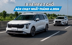 Xe MPV 7 chỗ máy xăng, dầu nào bán chạy nhất tháng 4.2026?