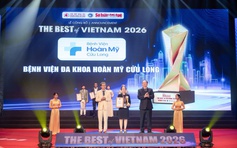 Bệnh viện đa khoa Hoàn Mỹ Cửu Long vào Top 10 bệnh viện tốt nhất Việt Nam 2026