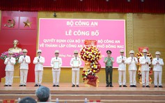Bộ Công an công bố quyết định thành lập Công an thành phố Đồng Nai