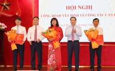 Khánh Hòa bổ nhiệm Giám đốc Sở Giáo dục và Đào tạo, Chánh văn phòng Tỉnh ủy