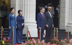 Lễ đón Tổng Bí thư, Chủ tịch nước Tô Lâm thăm cấp nhà nước Singapore