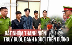 Bắt khẩn cấp nhóm thanh niên dùng nón bảo hiểm đánh người đi đường