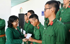 Nghĩa vụ quân sự 2026: TP.HCM thăm chiến sĩ mới sau 2 tháng huấn luyện