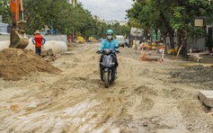TP.HCM: Vì sao đường Đặng Thùy Trâm vẫn ngập dù đang thi công chống ngập?