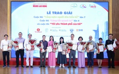 Báo Người Lao Động trao giải 3 cuộc thi lớn