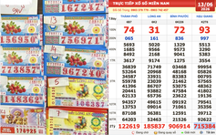 Xổ số miền Nam ngày 13 tháng 6: Người trúng số đài Hậu Giang xuất hiện sớm