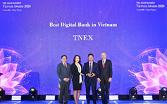 TNEX đạt giải thưởng Ngân hàng số tốt nhất* Việt Nam 2026 nhờ nền tảng ưu việt