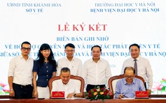 Khánh Hòa hợp tác y tế với Bệnh viện Đại học Y Hà Nội