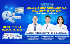 Khám sức khỏe công nghệ cao & phẫu thuật ít xâm lấn bằng robot hiện đại