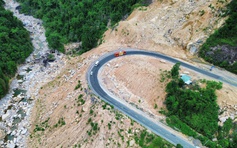 Khẩn trương khắc phục đèo Khánh Lê trên tuyến Nha Trang - Đà Lạt